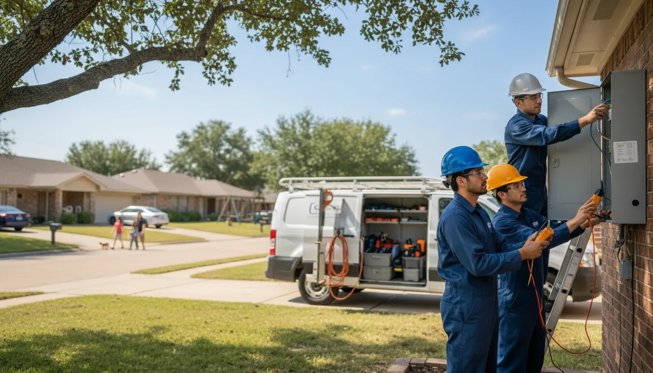 Certified electrician providing emergency electrical services in Sulligent, AL
